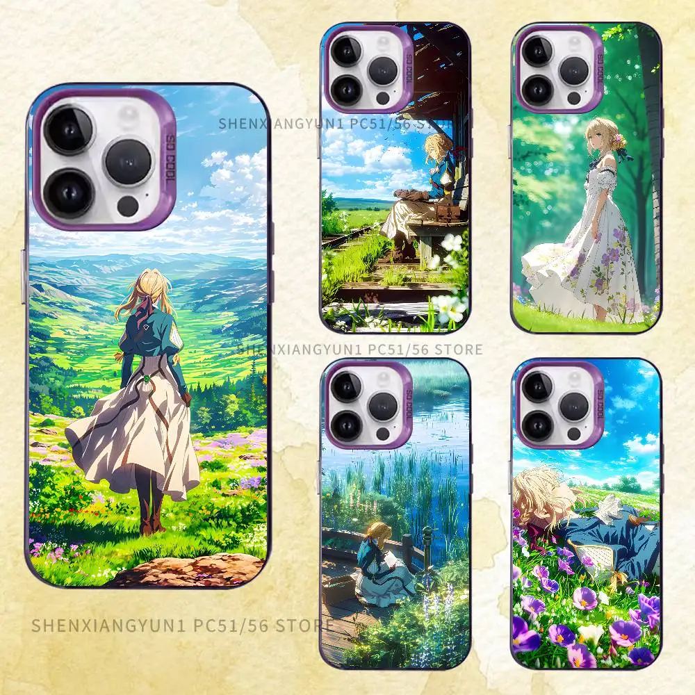 

V-Violet I Love You Phone Case For IPhone 17 16e 16 15 14 13 12 11 Pro Max X XS MAX Back Cover