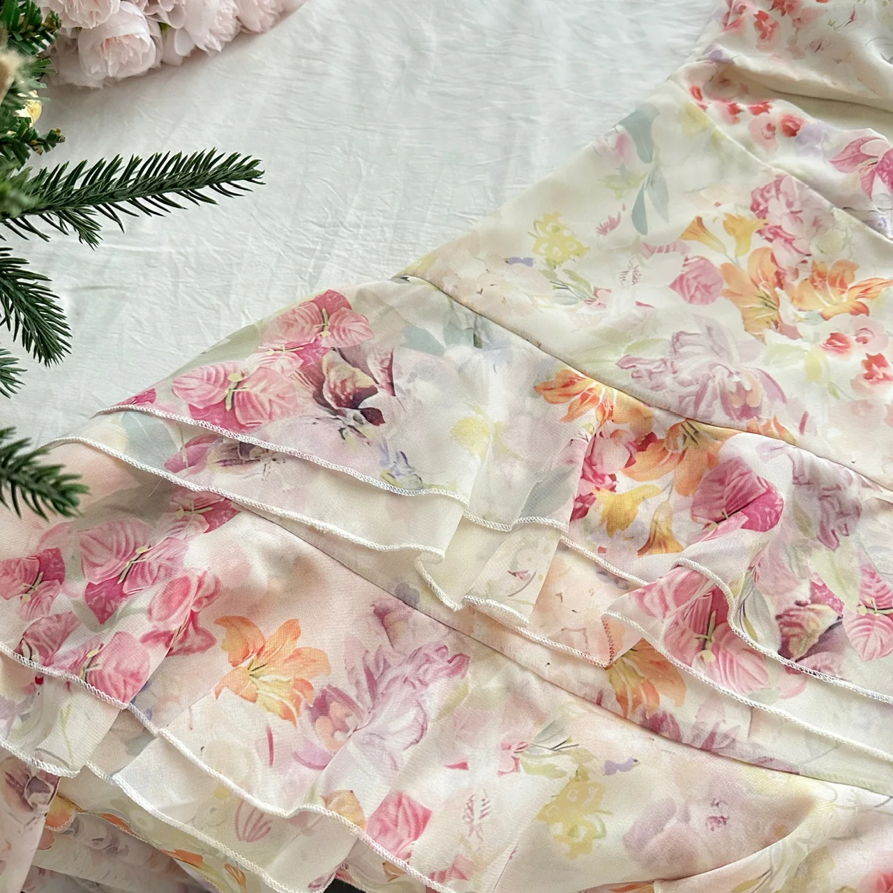 Abito estivo da donna per compleanno, ballo di fine anno, abito midi, coquette, francese, vintage, scava fuori, abito da vacanza, sera, festa di un pezzo, estetica