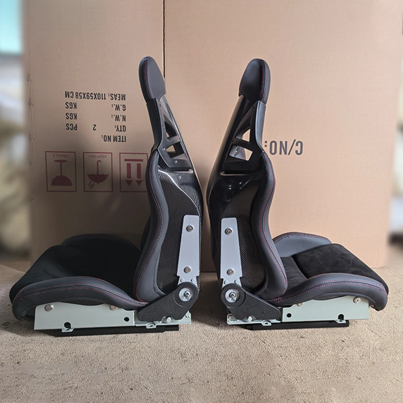 EDDY Light‑Weight Reclinable Racing‑Spec Cushion Unit, Carbon‑Fiber Skeleton Framework, Precision‑Fit High‑Performance Cockpit M