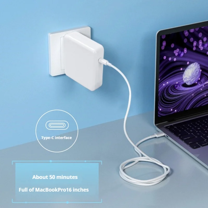 61W 96W USB C PD Notebook Charger Power Ac Adapter for MacBook Pro16 15 13 Inch New Air 13 Inch 2020/2019/2018 Works with Type C
