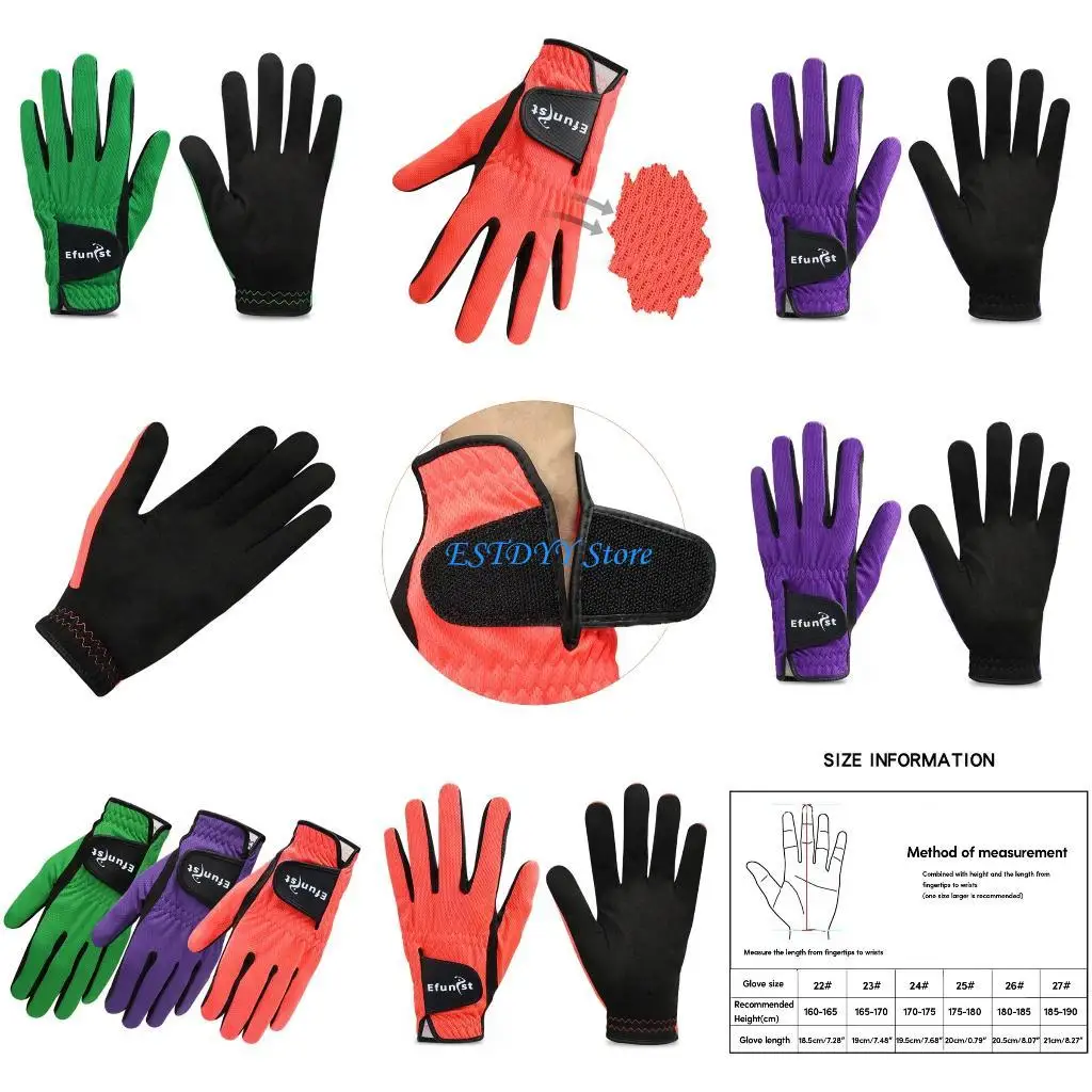 

G6DE Breathable Mesh Golf Glove for Men Left Hand Long Lasting Great Grips Glove