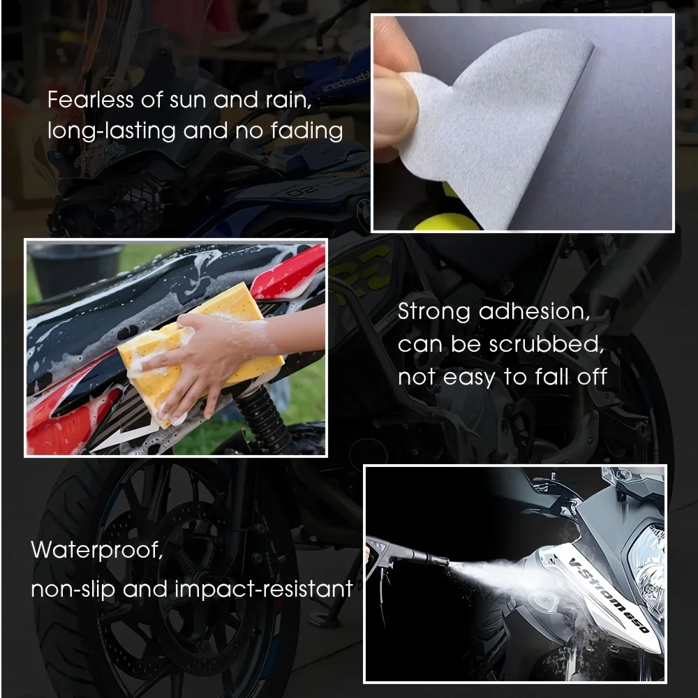 2 шт./компл. светоотражающая наклейка с логотипом Tenere 700 для украшения стайлинга мотоцикла, бренд и безопасность-аксессуар для тематической наклейки