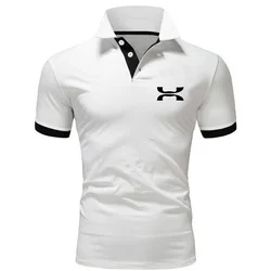 Men's premium summer polo, quick drying sportswear, short sleeved, fashionable, chic