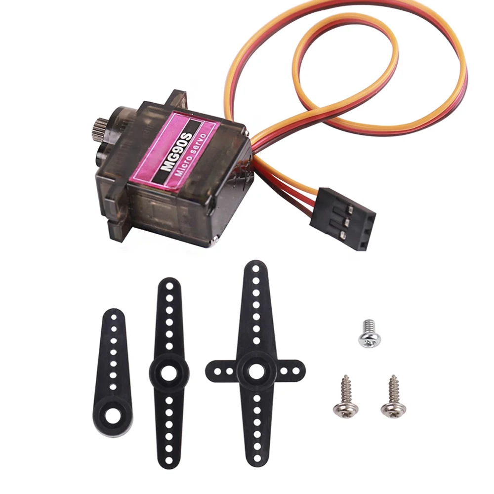 Mini-servo's Motorset Tandwiel 180 graden MG90S Servo / SG90 Servo