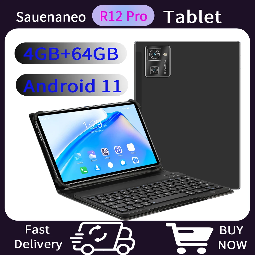 แท็บเล็ต Android ต้นฉบับใหม่ของ Sauenaneo พร้อม 4GB RAM 64GB ROM รองรับการโทร 3G การ์ดซิมคู่เพื่อการชาร์จที่รวดเร็ว