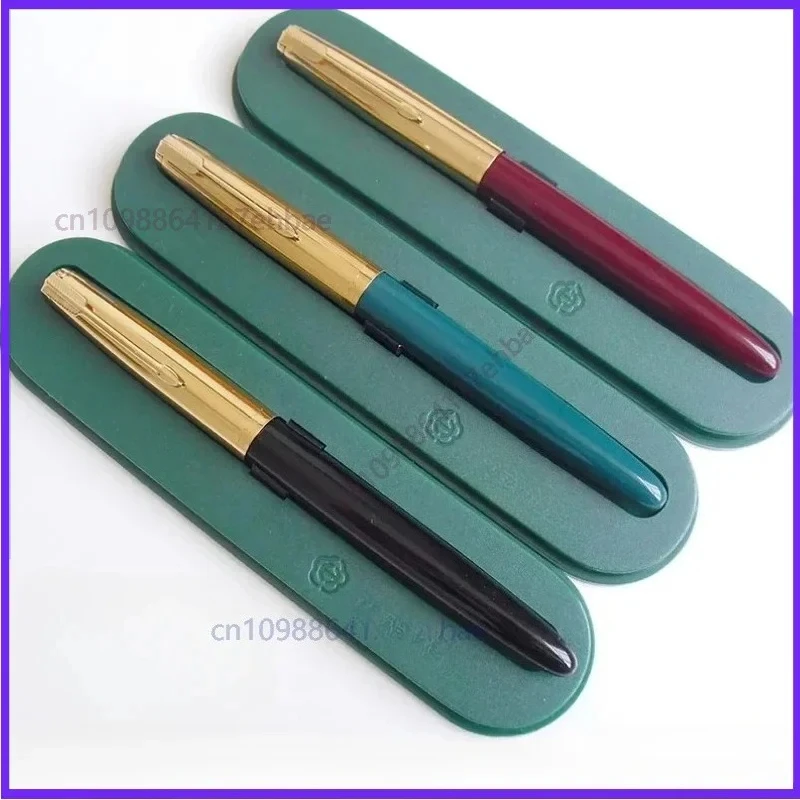 stylo-plume-for-hero-616-pointe-en-or-iridium-f-05mm-stylo-a-encre-pour-la-pratique-de-l'ecriture-papeterie-de-bureau-pour-etudiants-5-pieces