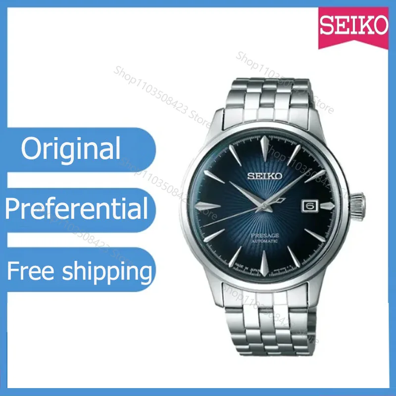 New Original SEIKO Presage Watch Men Japanese Quartz Watch Waterproof Stainless Steel Business Leisure  Fashion Casual Watches