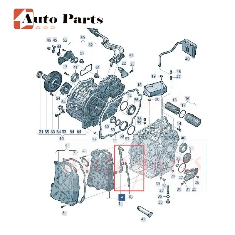 1set 0DD DQ400 0DD325541C 0DD325542C 0DD325467B 0DD325483B Transmission Valve Body Gasket for VW AUDI  Auto Parts