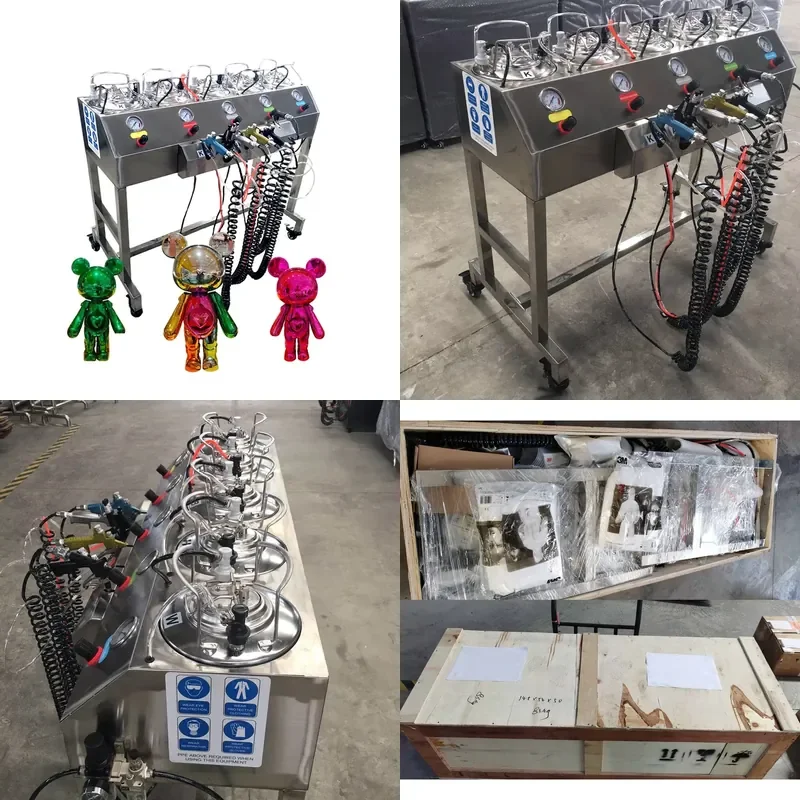 for GookiiTech Advanced Nano Precision New Chrome Sprayer Advanced Atomizing Spray Gun Painting Equipment Air Compressor