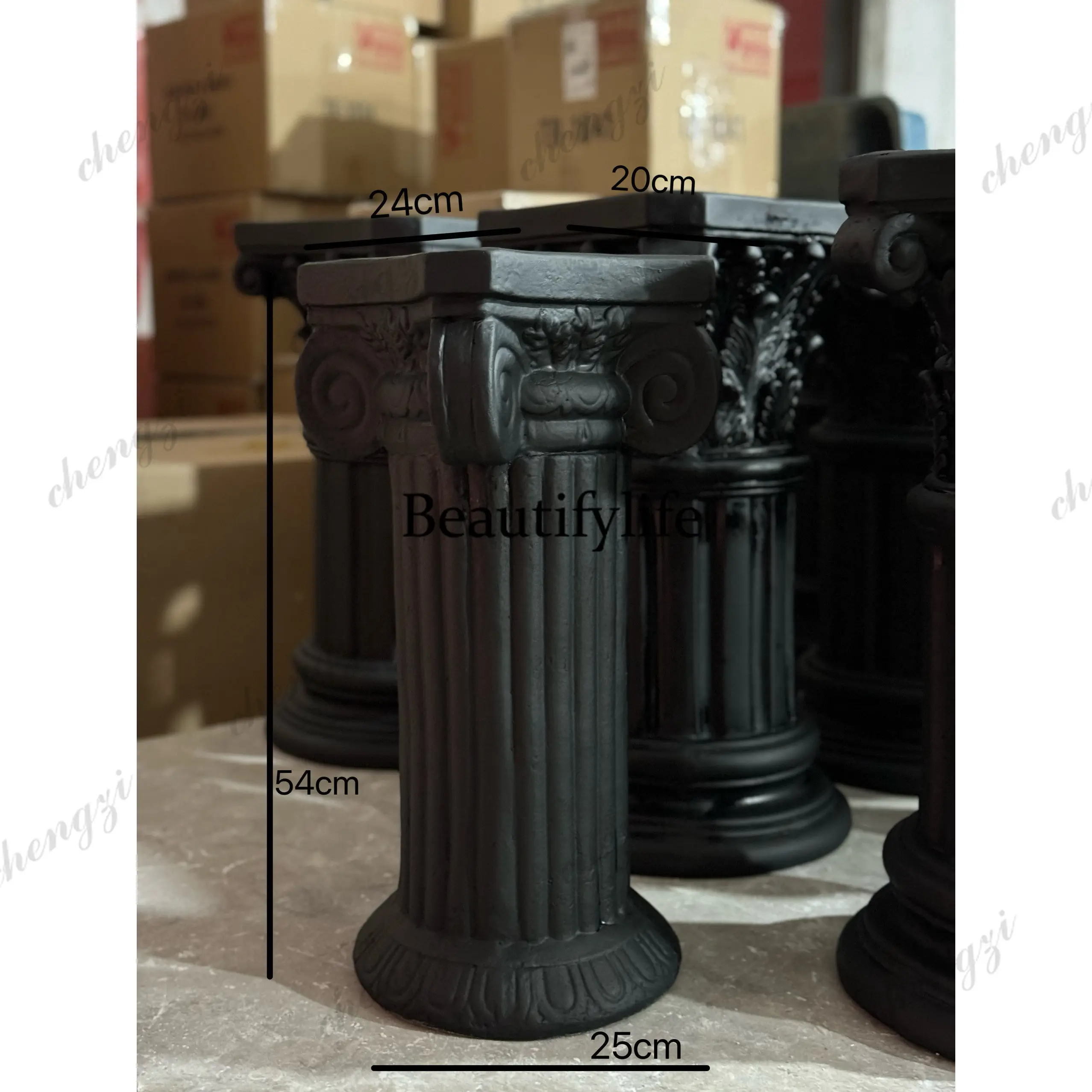 European retro outdoor garden decoration ornament wedding display table layout props