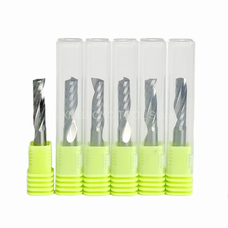 

1pcs CNC End Mill Carbide Router Bit Single Flute UP Spiral - AAAAA Quality Milling Cutter for Acrylic, PVC, MDF
