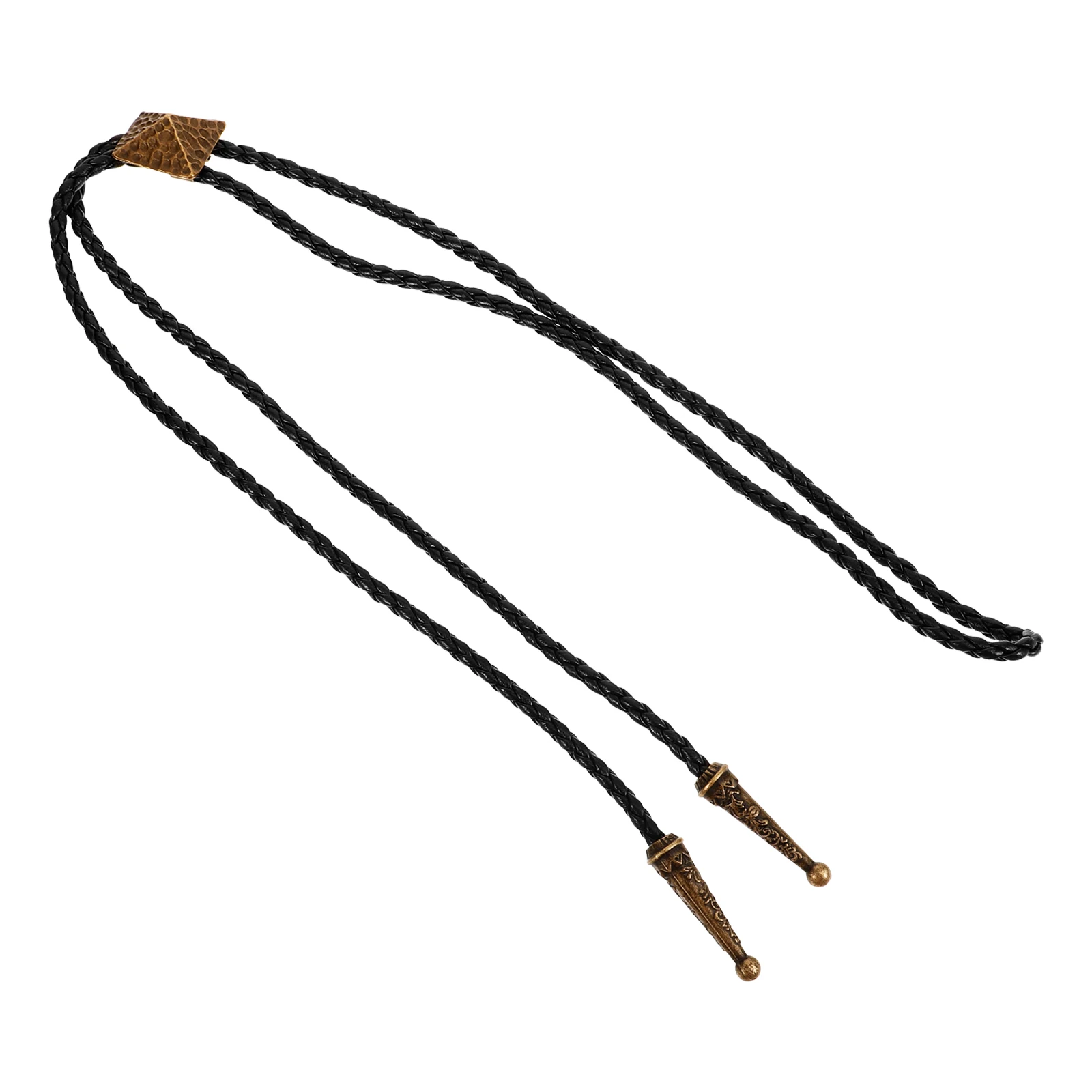 

Adjustable Tie Necklace Men's Vintage Necktie Decor Shirt Chain Western Punk Party Costume Accessory