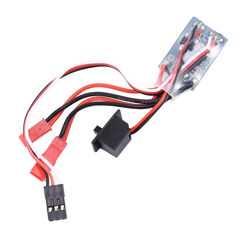 Rc ESC 10A Brushed Motor Speed Controller For 1/16 18 Rc Car Boat Tank