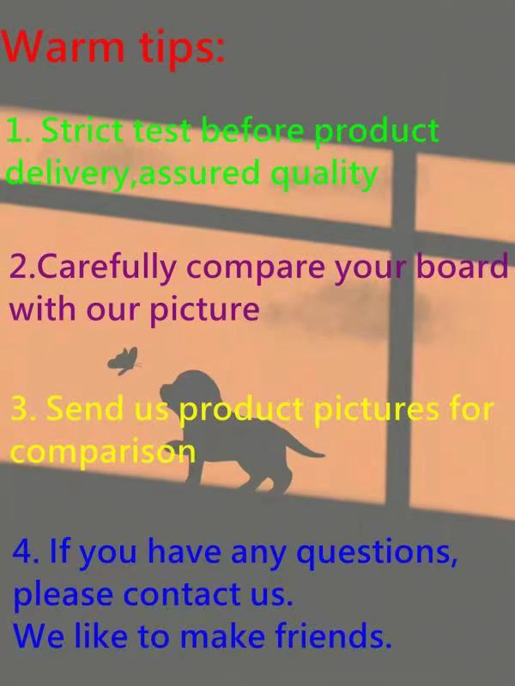 JCT003 Touch screen, key film, LCD screen samples
