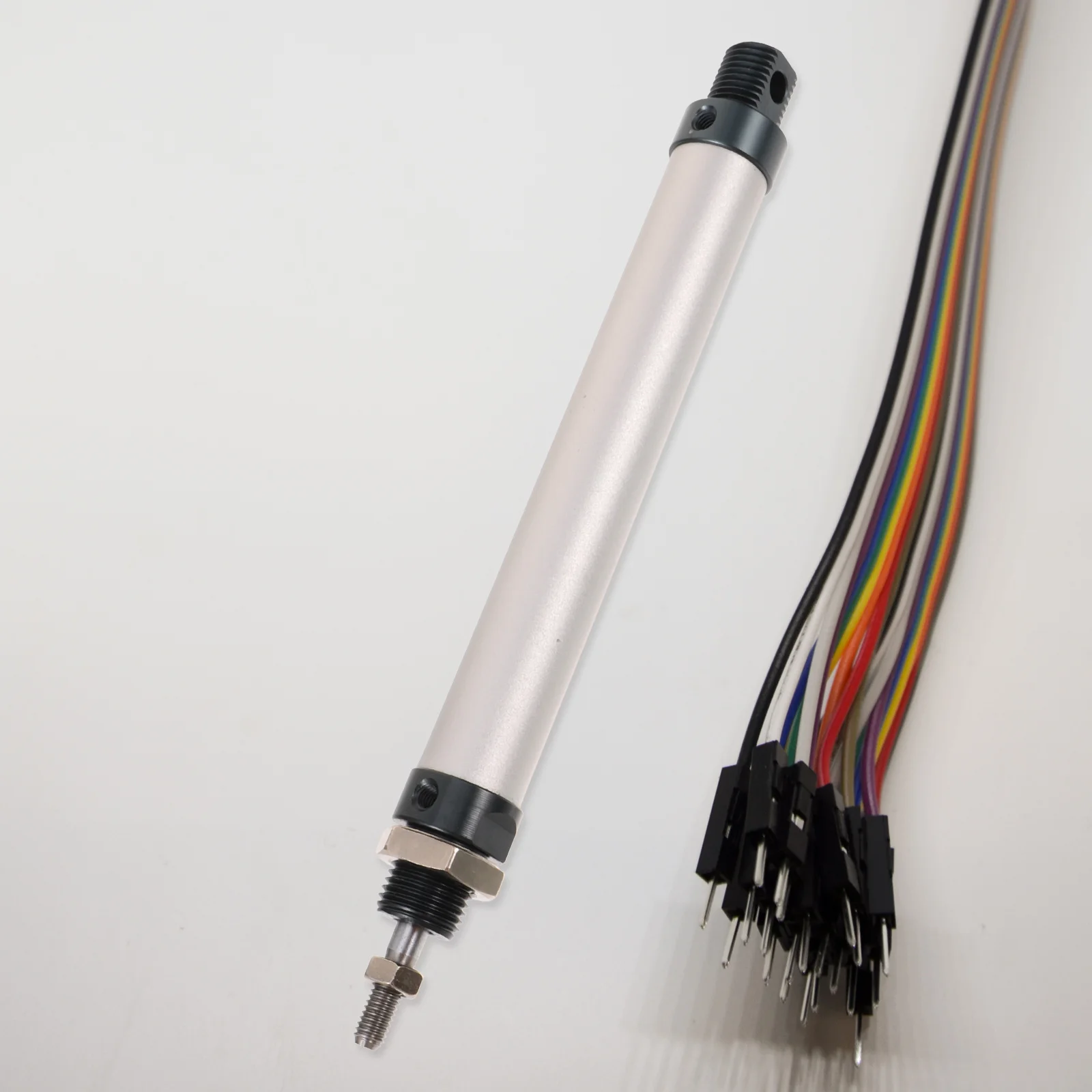 

Pen Type Pneumatic Mini Air Cylinder 16Mm Bore 100Mm Stroke Double Acting Single Rod Aluminum Alloy Body For Industrial