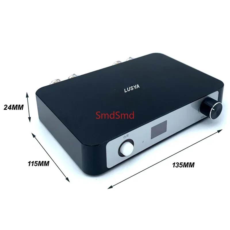JY18 TPA3255 DSP Bluetooth 5.0 DC24-48V 300W x2 Stereo Class D Digital High Power Amplifier With Display