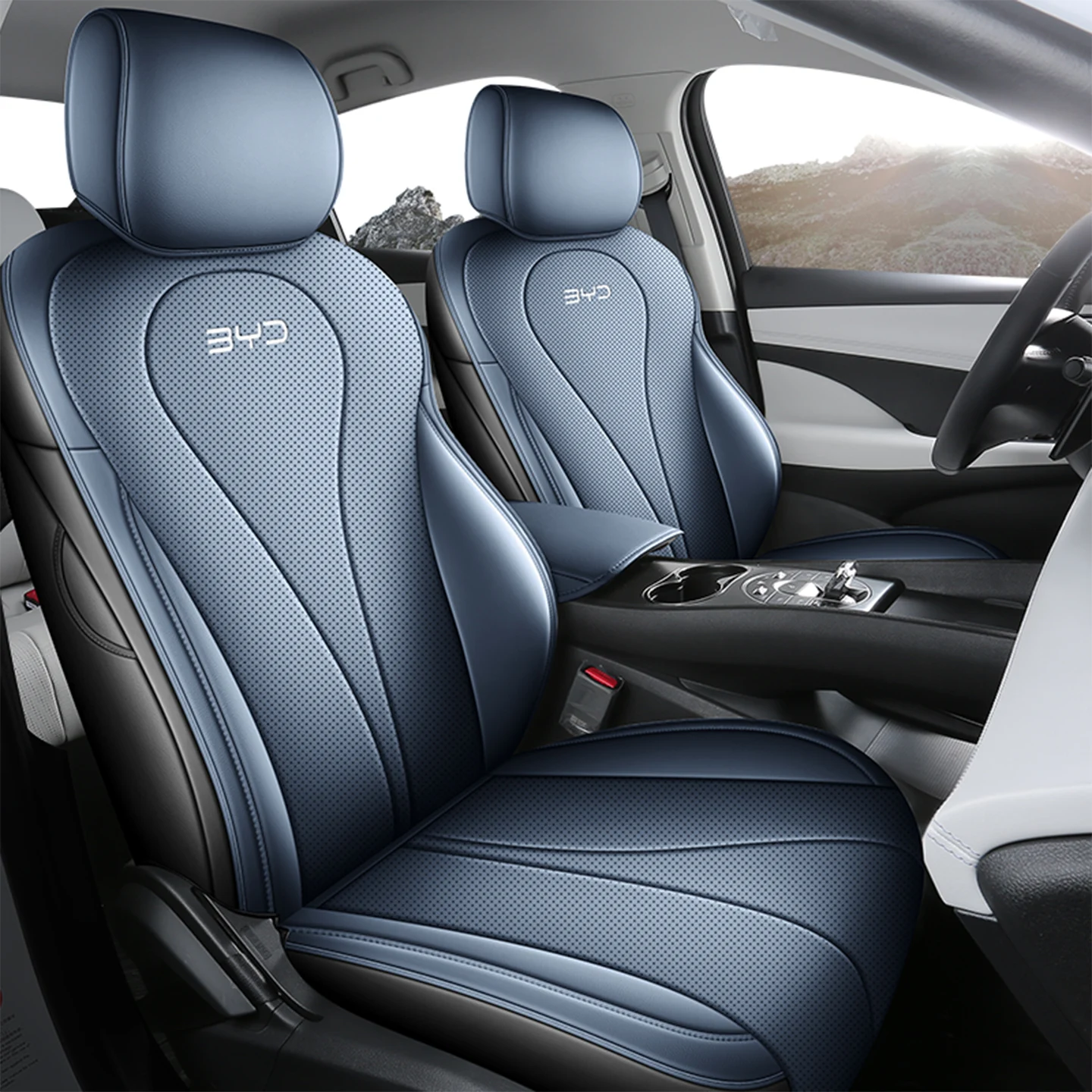 Automotive Custom Fit Full Surround Leather Seat Covers Comfort Wearproof Interior Protector for BYD Seal 6 Touring Wagon