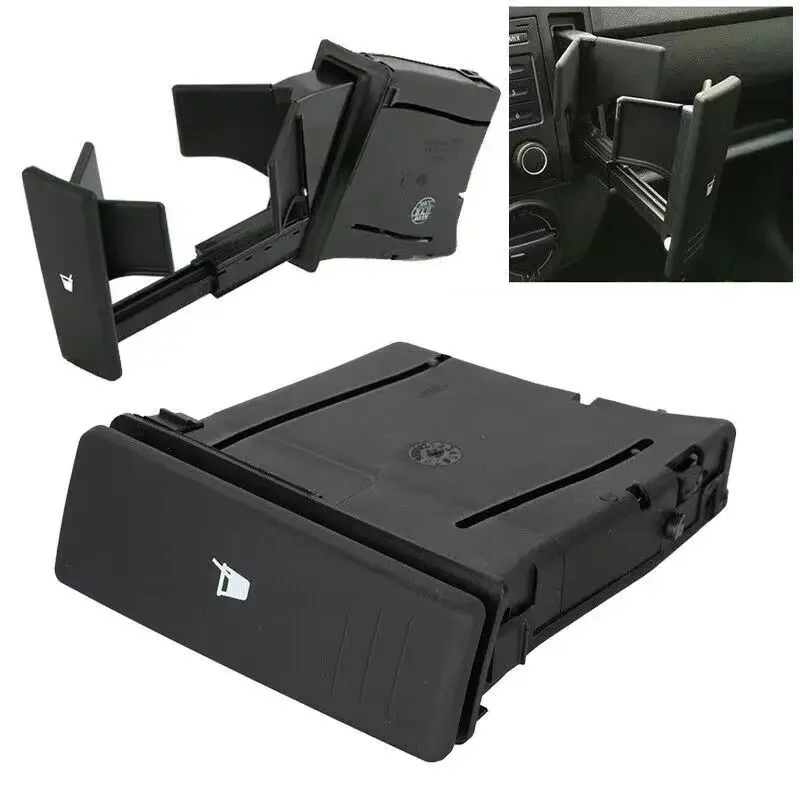 1PC NEW Car Center Console Cup Holder Card Slot For-Polo 9N 2002 2003 2004 2005 2006 2007 2008 2009 2010 6Q0 858 602