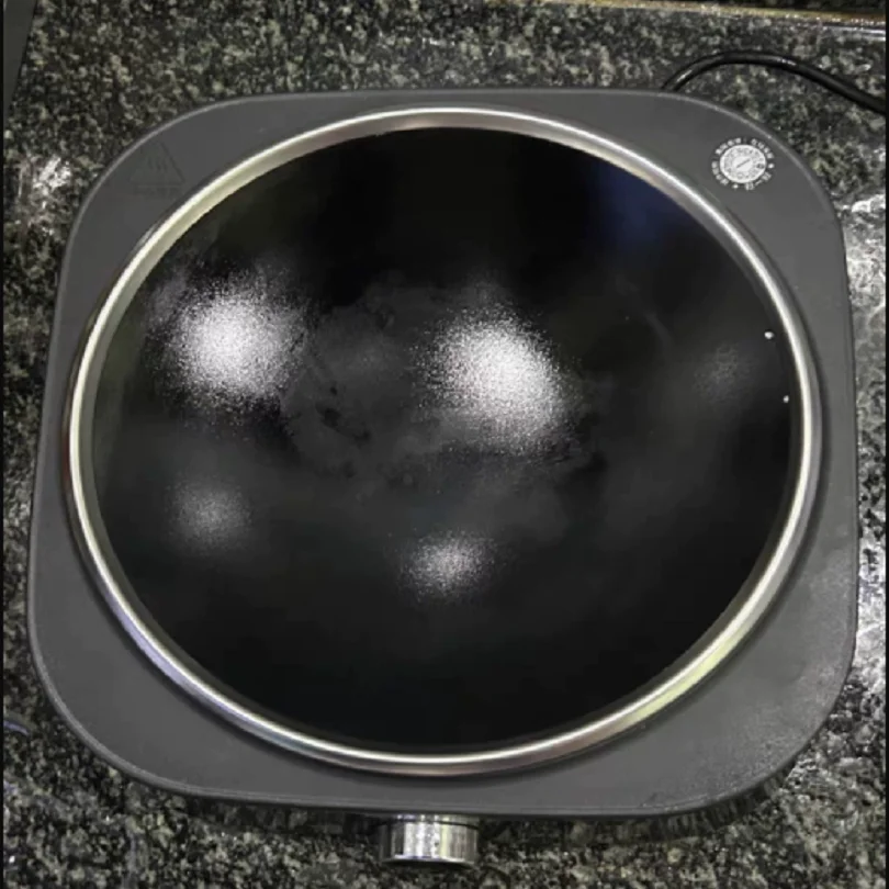 Fogão de indução Zhi Gao 220V com trava de segurança 2200W, wok de alta potência 3500W, design côncavo CQ