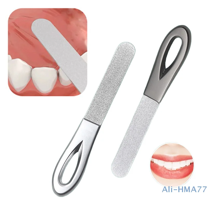 Stainless Steel Teeth File Tooth Grinding Tools Wisdom Tooth Sandpaper Stick Dental Correction Tools Tooth Alignment