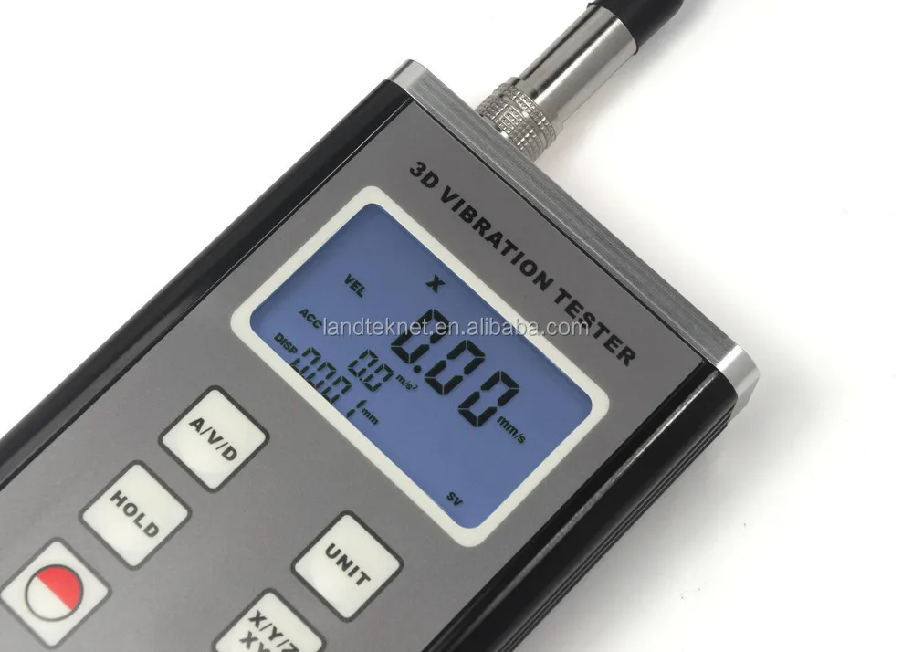 Vibration Testing Equipment Accelerometer with Sensor Portable Vibration Meter