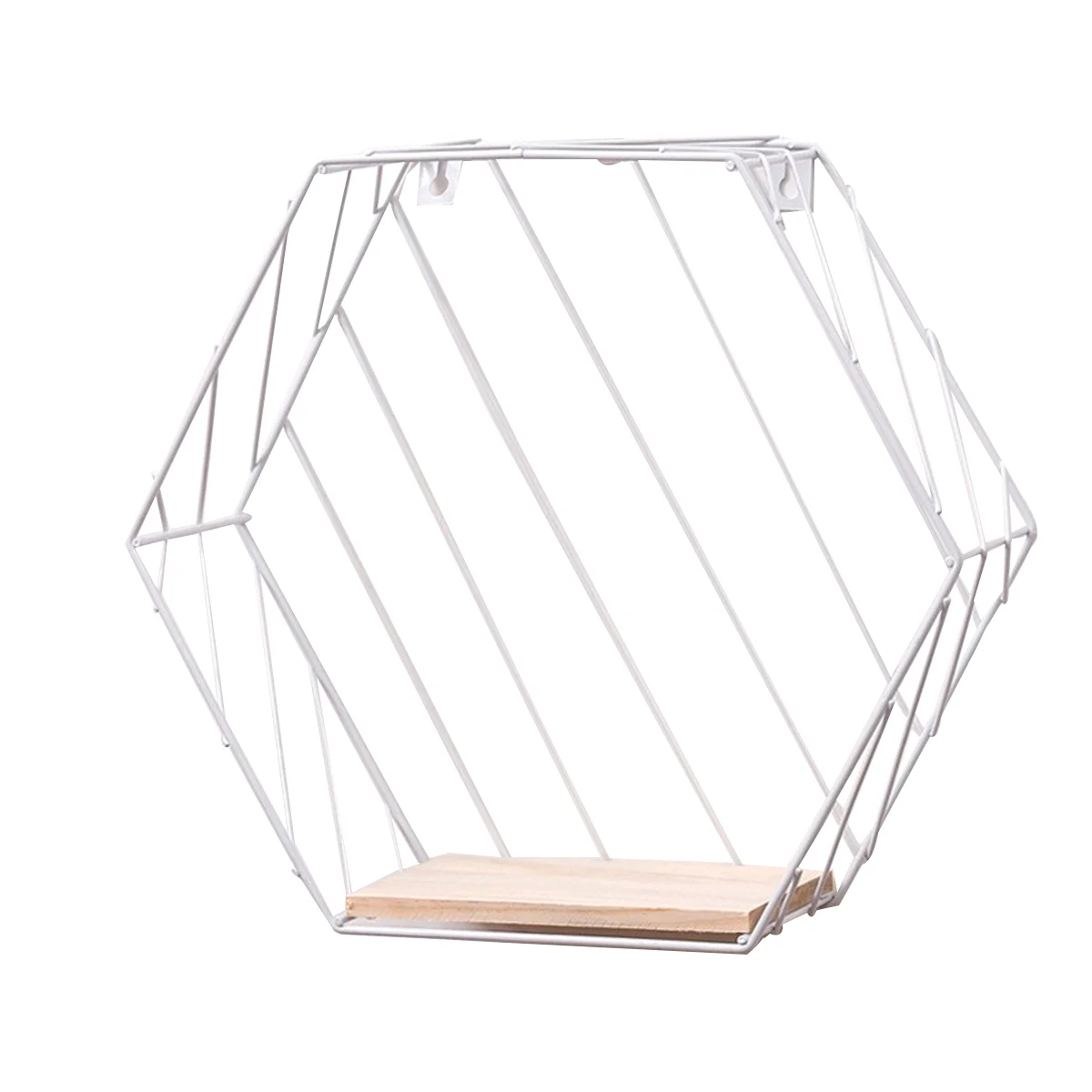 

Hexagon Shelving Units Hexagonal Storage Rack White Steel Floating Wall Mount Grid Shelves Decorative Display Racks