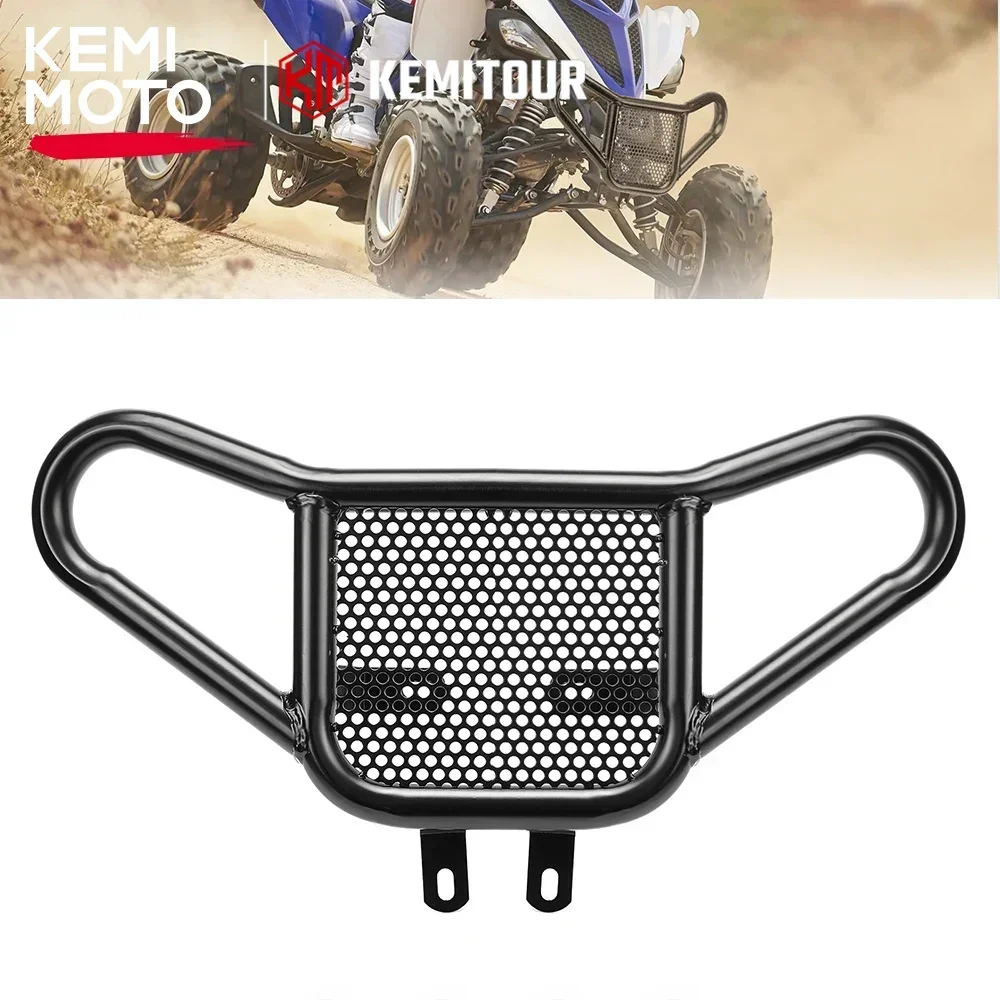 KEMIMOTO ATV Iron Front Rear Bumper Grab Bar for Yamaha Raptor 700 700R Frame Protector for YFM700 700R 2018-2023 2024