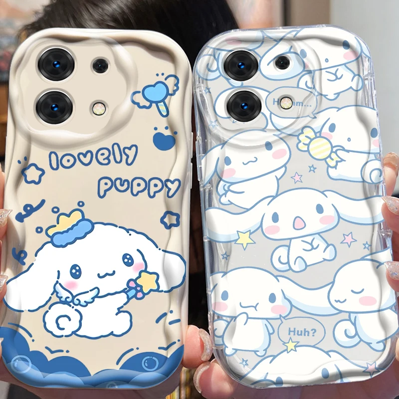 

Cinnamon Dog Cartoon Cute For Xiaomi Redmi Note 13 12 12S 11S 11 10 9 8 10A 9C 9T Pro Plus 5G Wave Oil Funda Phone Case