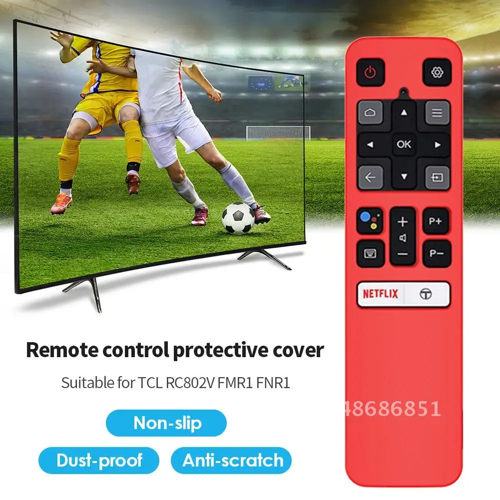 Protective Sleeve for TCL RC802V FMR1 FNR1 TV Remote Control Anti-Drop Cover Case All-Inclusive Accessories