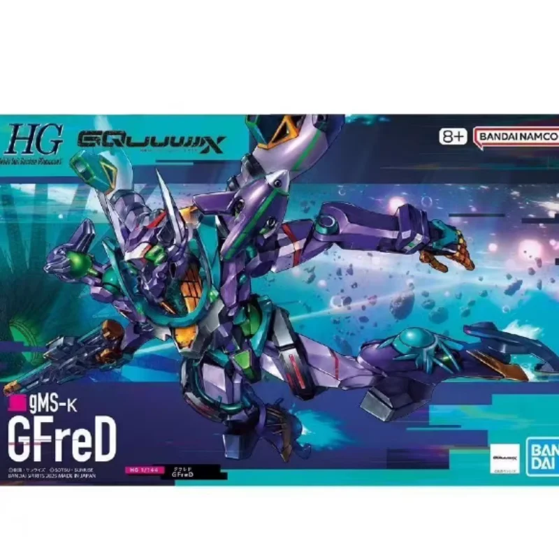 متوفر في المخزون الأصلي بانداي Hg 1/144 Gundam Gms-K Gfred Kivered التجمع لعبة مجسمة تحصيل أنيمي عمل نموذج لجسم اللعب #2