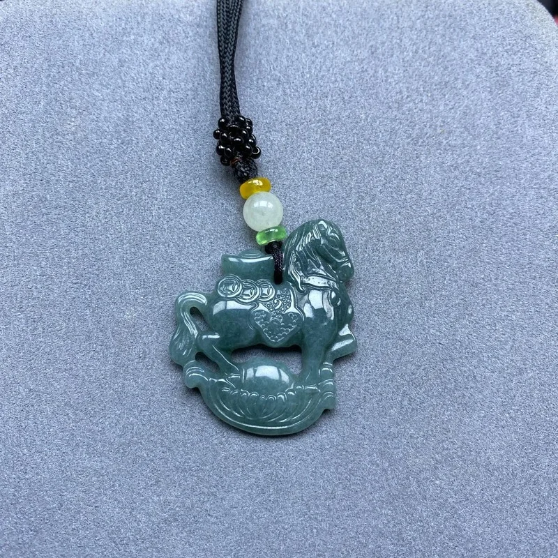 Full-color blue water jadeite 