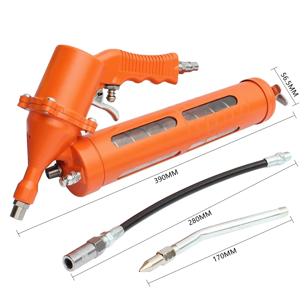 500cc Air-Operated Grease Gun For Heavy Steel Tools Pneumatic Compressor Pump Hand Tools - Car Repair Equipment
