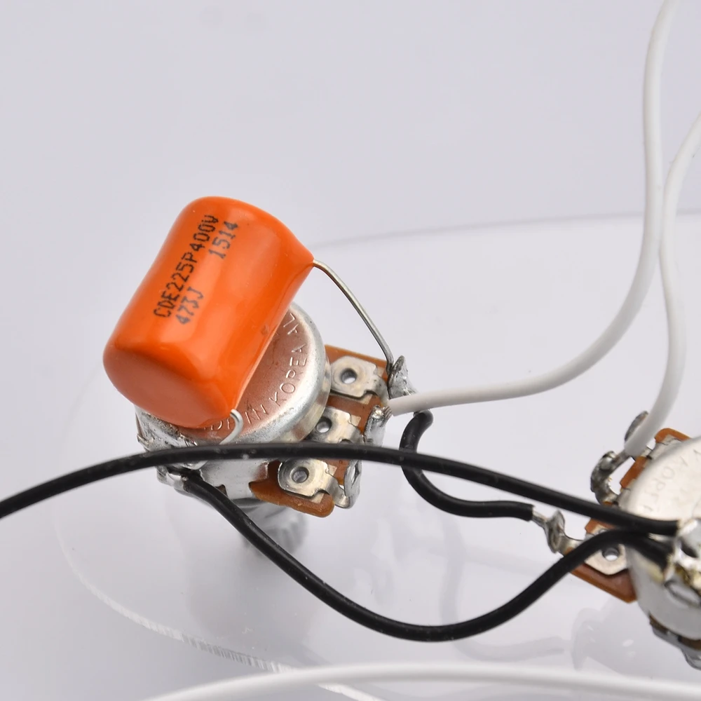 3x горшки Alpha 250K + 5-позиционный переключатель + разъем Epiphonr для звукоснимателя SSS, жгут проводов электрогитары для гитары ST