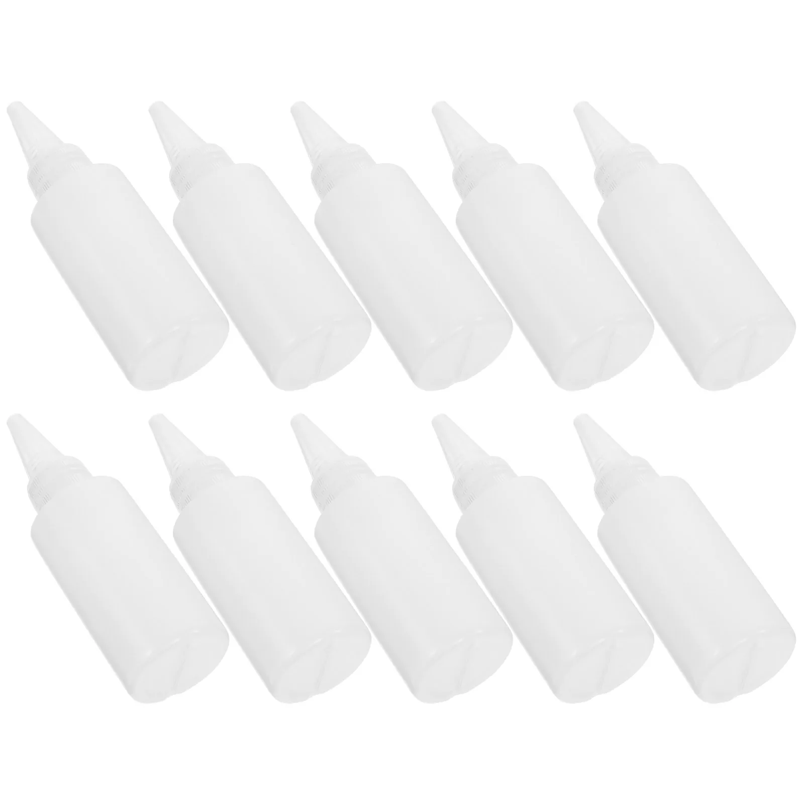 

100 Pcs Pigment Bottles Squeeze Refillable Durable Plastic DIY Tie Dye Powder Child Mess Crafts Glue Portable
