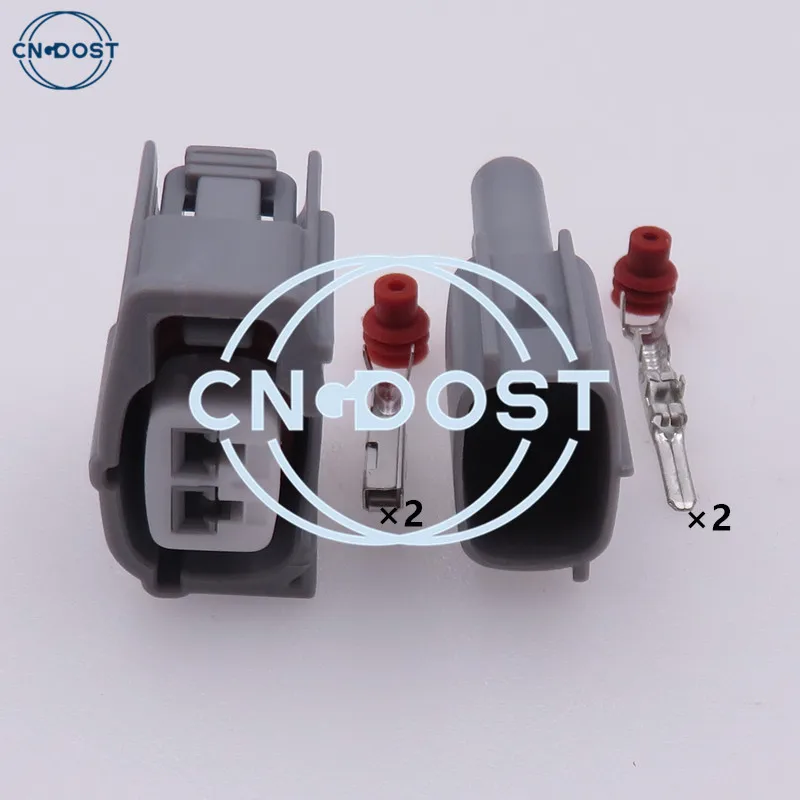 1 Set 2 Pin 6189-0611 90980-11875 AC Assembly Knock Sensor Plug Fuel Injector Connector For Toyata Corolla