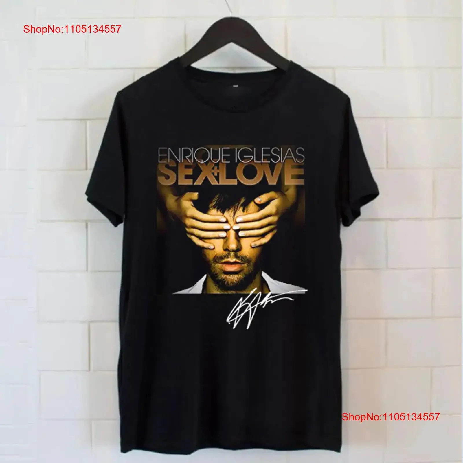 Enrique Iglesias Sex And Love Tour Mädchen Jungen T-Shirt Alle Größen BS192 Vintage Washed Soft Designerkleidung Unisex Grafik Lässig