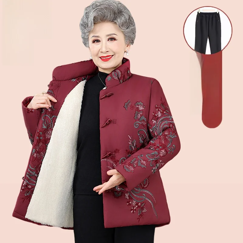 

Утепленная хлопковая куртка для женщин: теплая зимняя верхняя одежда с флисовой подкладкой и воротником-стойкой