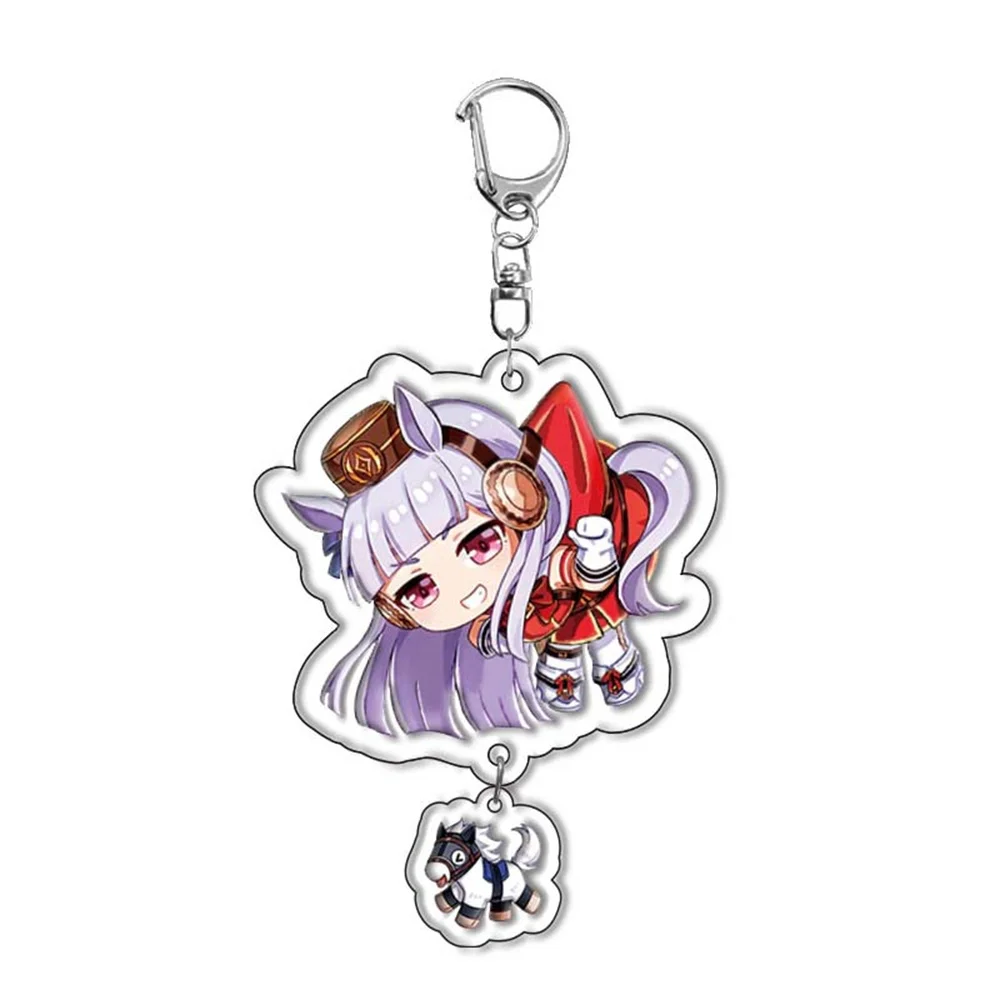 Guo Xiao Luo Anime Peripheral Store Pretty Derby HD Acrylic Keychains Cute  Mejiro Mcqueen Symboli Rudolf Kawaii