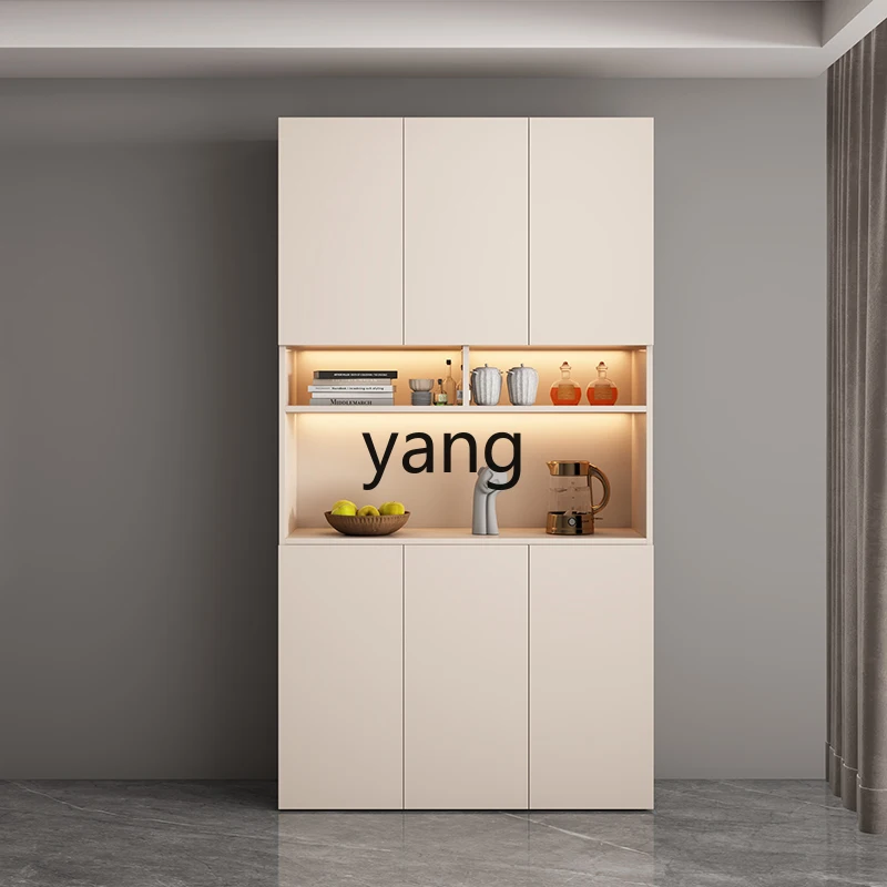 

LTT light luxury solid wood dining side cabinet integrated dining room storage cabinet living room modern simple wine cabinet