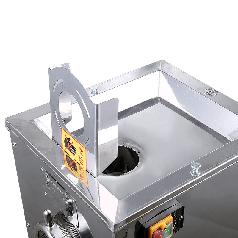 التجارية Mesin Penggiling Daging الفولاذ المقاوم للصدأ اللحوم الكهربائية المفروم مفرمة اللحم الصناعية آلة طحن #4