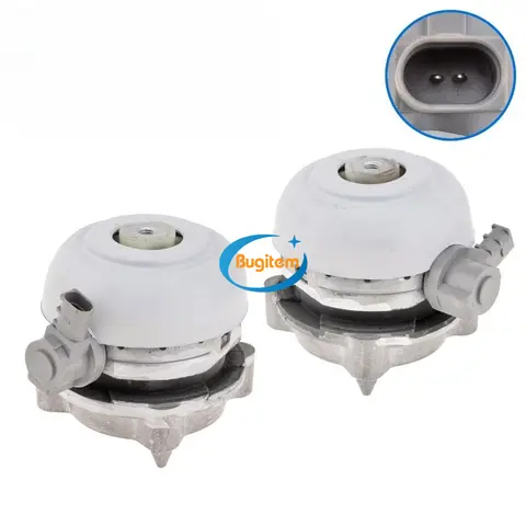 새로운 한 쌍의 엔진 모터 마운트 세트 왼쪽 및 오른쪽 4E0199381FM 4E0199381FK Audi A8 D3 S8 Quattro 6.0L에 적합