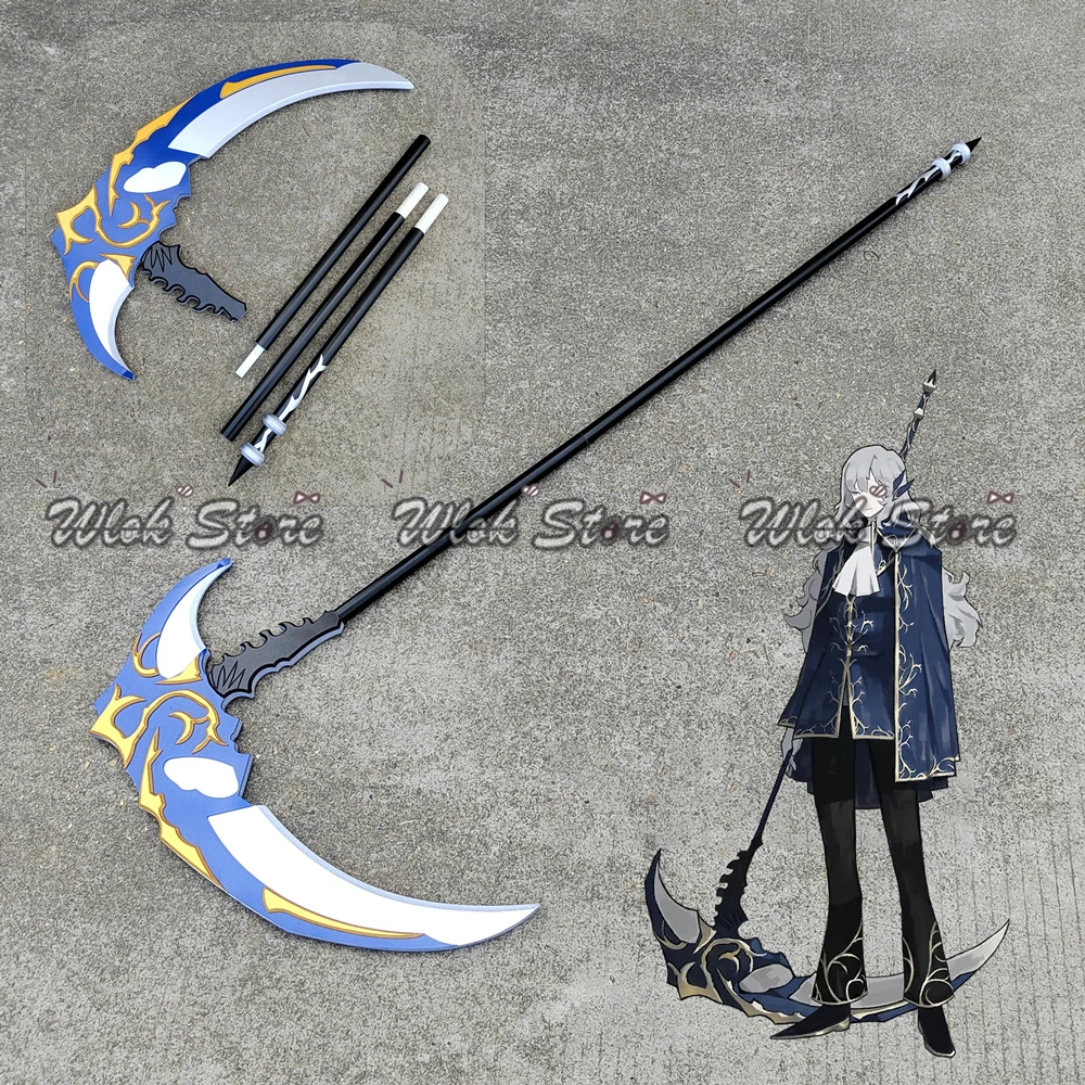 Spiel Bibliothek Von Ruina Argalia Cosplay Requisiten PVC 180 cm Lange Sichel Männer Frauen Anime Halloween Party Karneval Rolle Spielen Zubehör