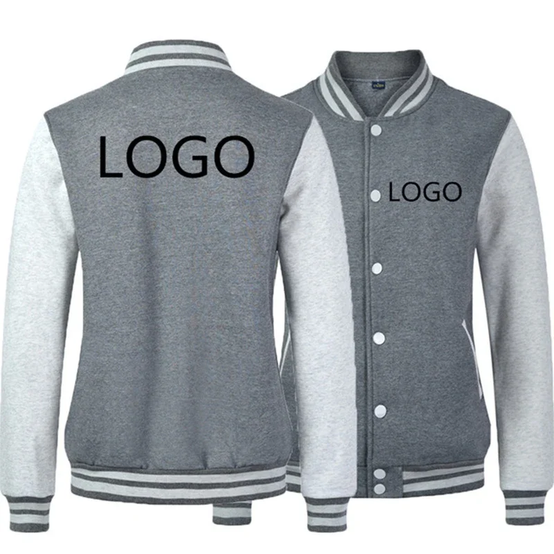 

New Arrival Men Custom Logo and Design Thicken Jackets Mens Hoodies Fashion Baseball Jacket Costume Coat High Quality