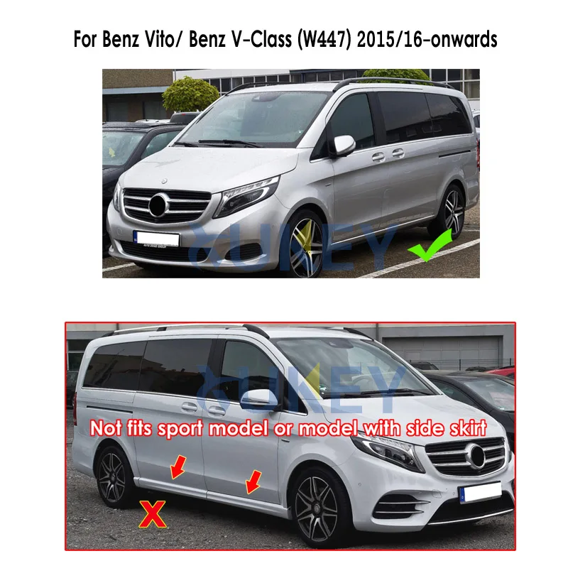 Mudflap for Mercedes Benz Vito Viano V Class 2006~2019 W639 639 W447 447 Fender Mud Guard Splash Flap Mudguards Accessories 2011