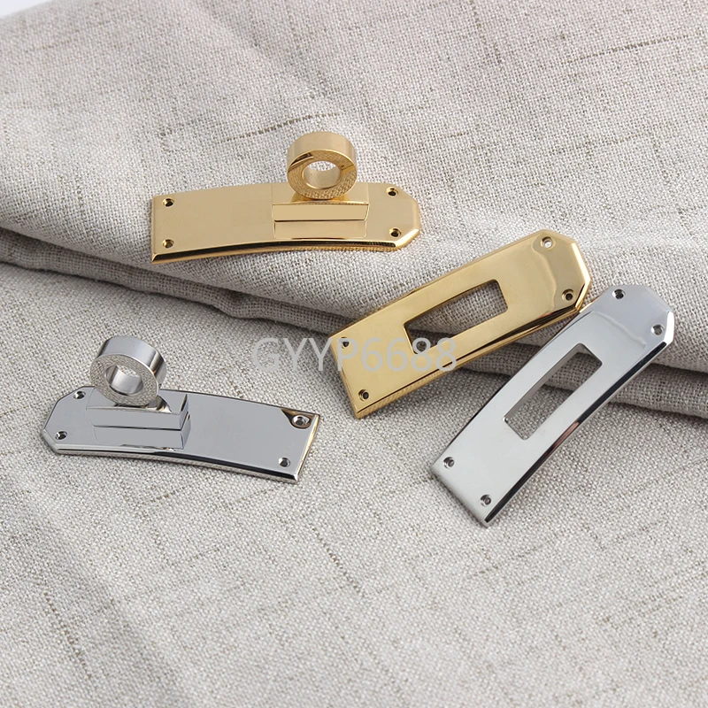 1/3/5Sets Stainless Steel 47x16mm,33x13mm Metal Bag Belt Lock Buckle For Kelly Bracelet Necklace Handbag Purse Parts Accessories