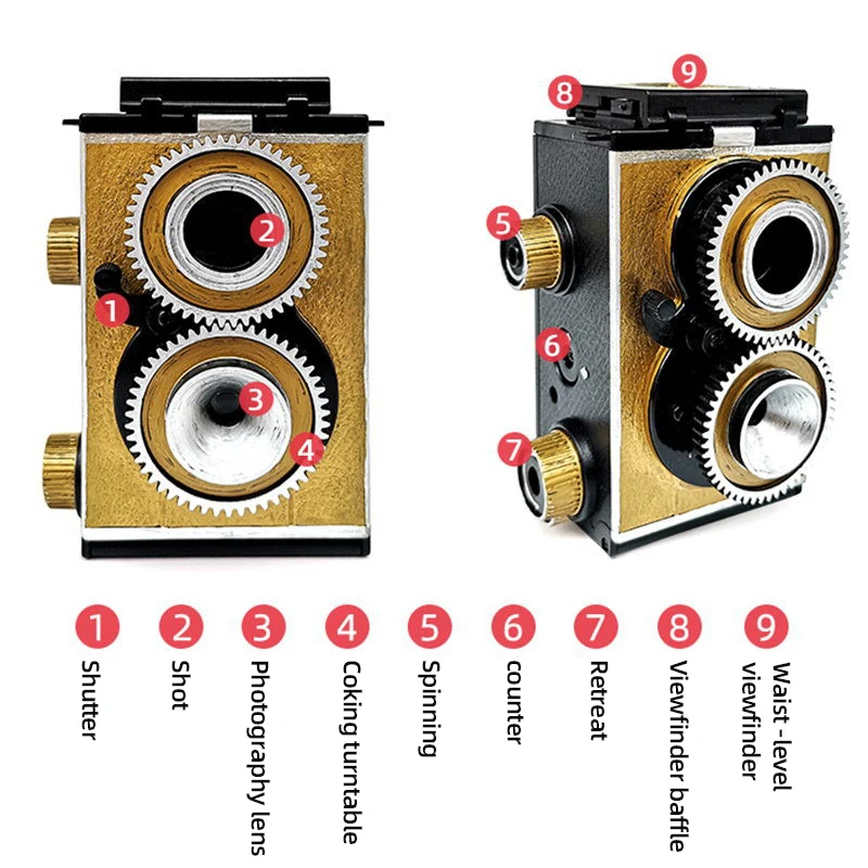 XFILM dual-reflective kamera 135MM filmovat kamera doušek kamera retro nostalgické fotografie koníček spojování z point-and-shoot kamera