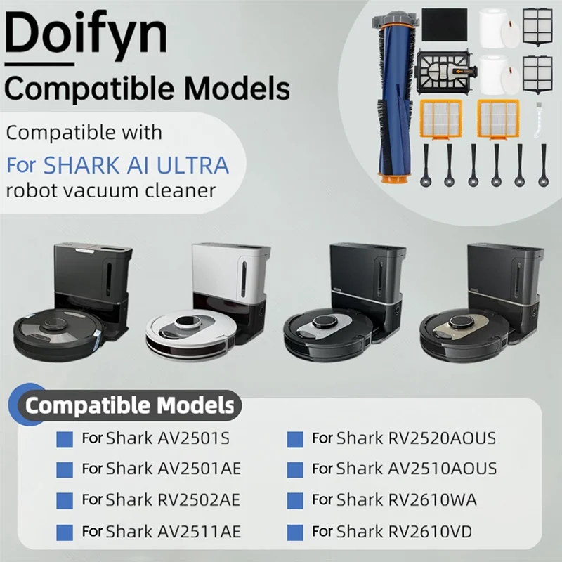 

T98C-для Shark AV2501S AV2511AE AV2501AE RV2502AE RV2610WA AV2510AOUS RV2520AOUS комплект аксессуаров для робота-пылесоса