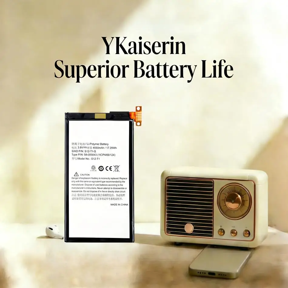 

For Amazon Kindle Fire HD X7 C9R6QM Kindle Fire Hdx S12-T1 S12-T1-S Fast Charging 4550mAh Reliable Replacement Tablet Battery