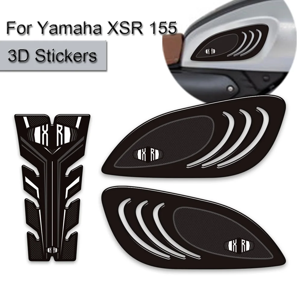 

Tank Pad Grips Gas Fuel Oil Kit Knee Protector Motorcycle Stickers Decals For Yamaha XSR 155 XSR155