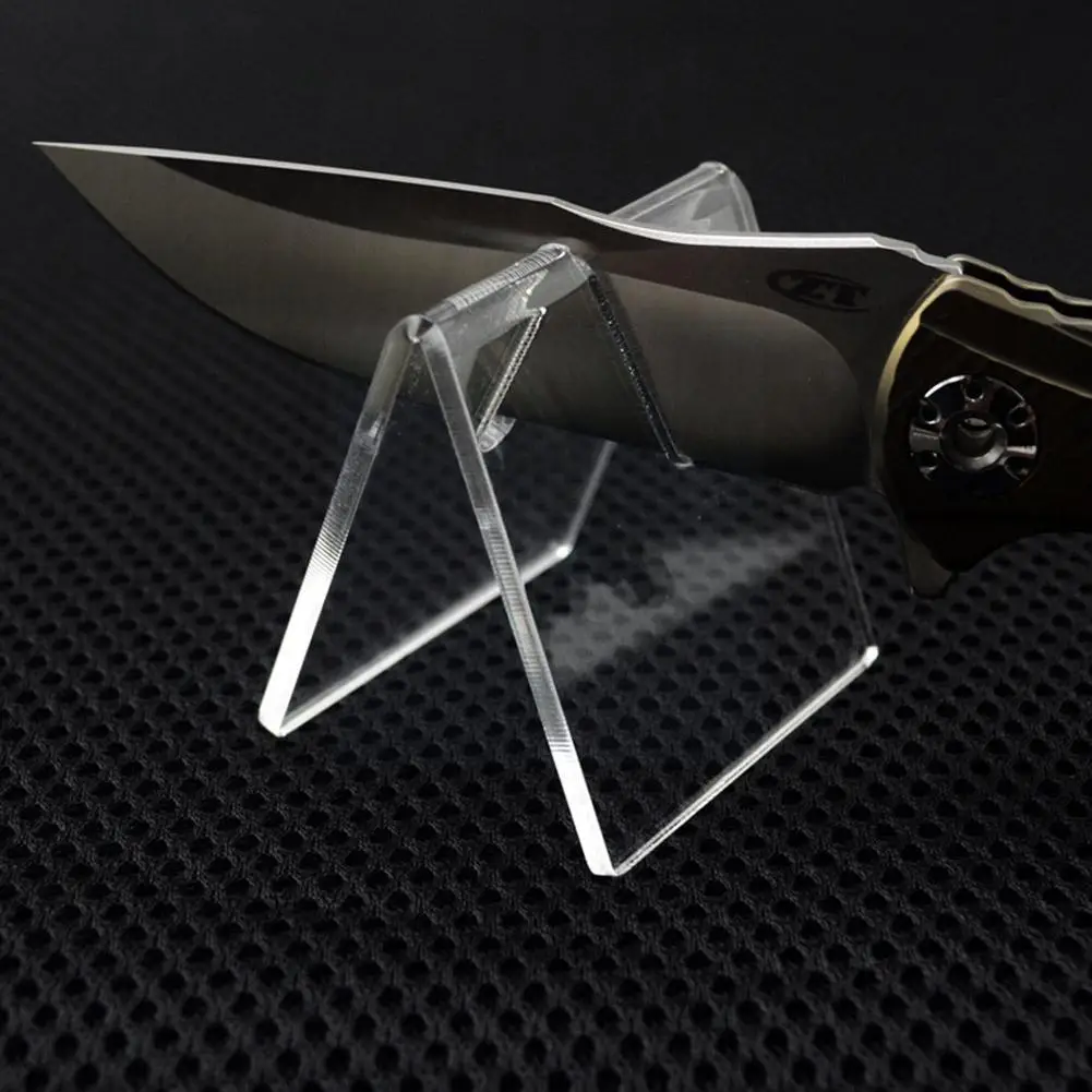 Acrylic Folding Knife Display Stand Small Knife Stand Favorites Column Knife Stand Display Stand Display Transparent Access K0K2